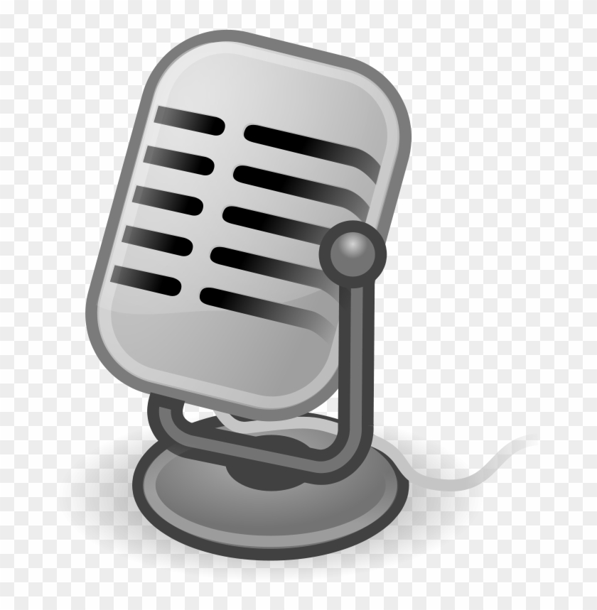 Free Vector Tango Input Microphone - Dabing Microfone Png Clipart