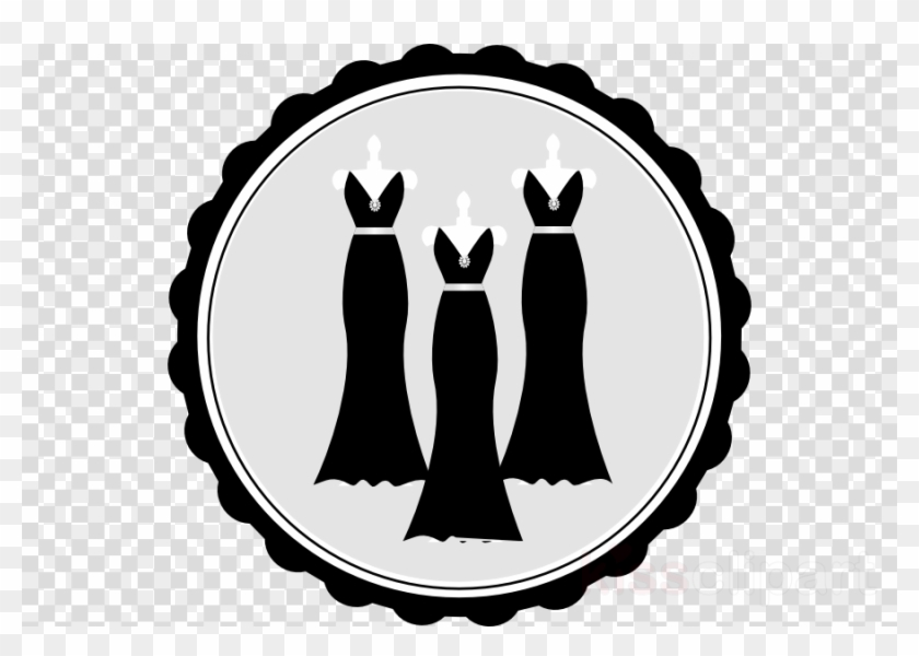 Bridesmaid Gown Clipart Wedding Dress Clip Art , Png - Beats By Dr Dre Logo Png Transparent Png #5859256