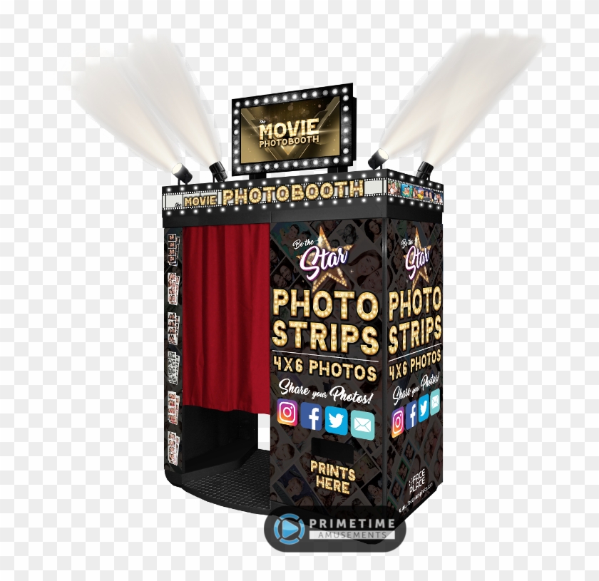 Movie Scene Photobooth - Photo Booth Clipart #5859700