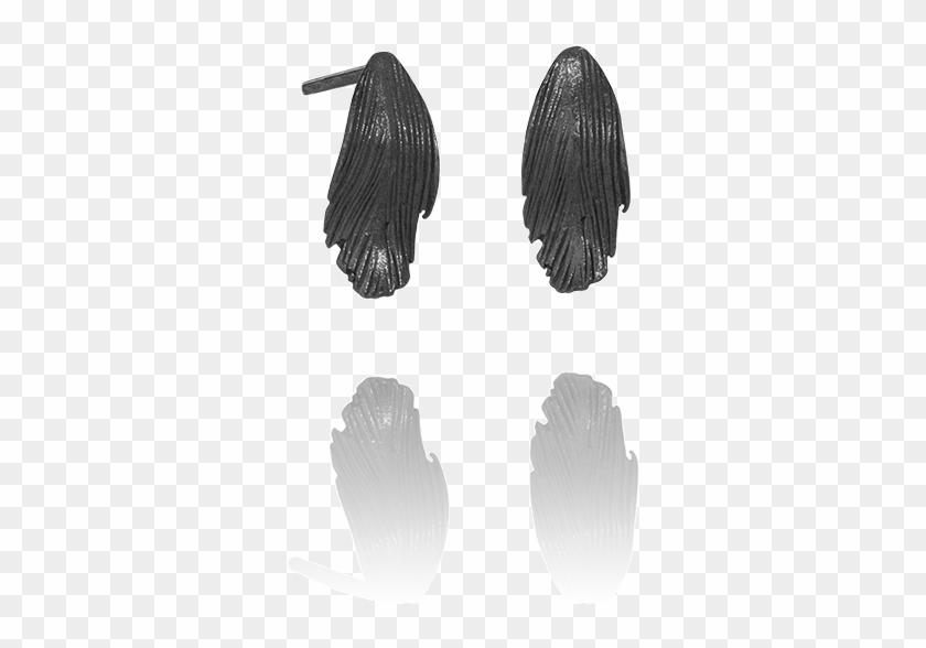 Raven Feather Png - Earrings Clipart #5860029