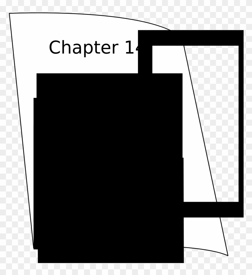 This Free Clipart Png Design Of Weird Book Page Clipart - Monochrome Transparent Png #5860148