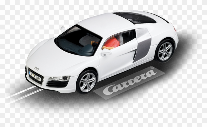 Audi R8, Weiß - Carrera Evolution Dodge Charger 500 Clipart #5860344