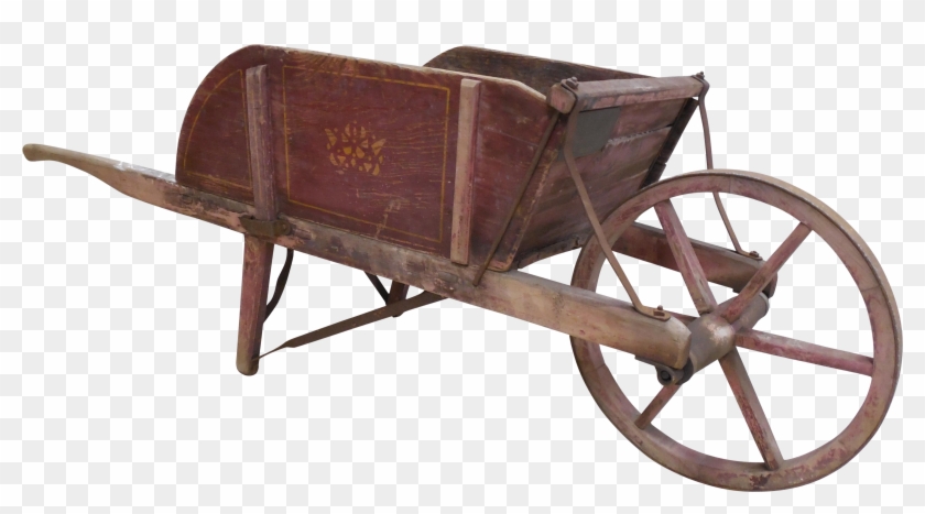 Antique Wooden Wheelbarrow Buch - Antique Wood Wheelbarrow Clipart
