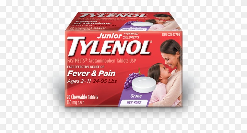 Junior Strength Children's Tylenol® Fastmelts® - Tylenol Clipart #5860995