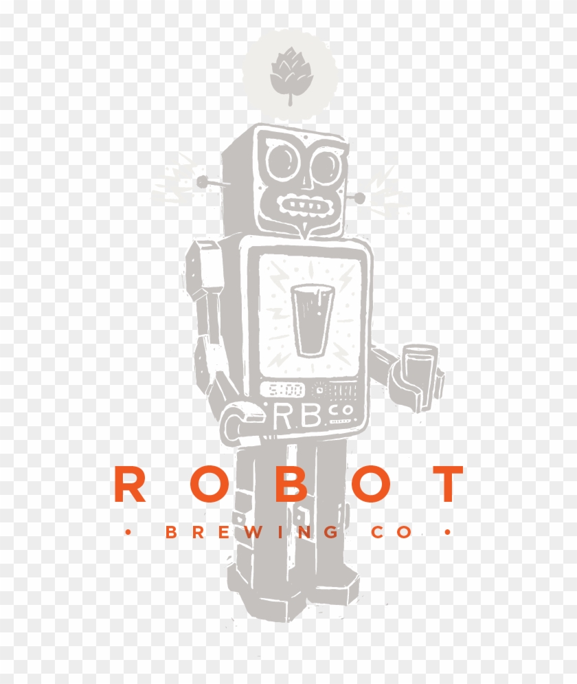 Robot Brewing Company And Quixotic Lounge Logo - Illustration Clipart