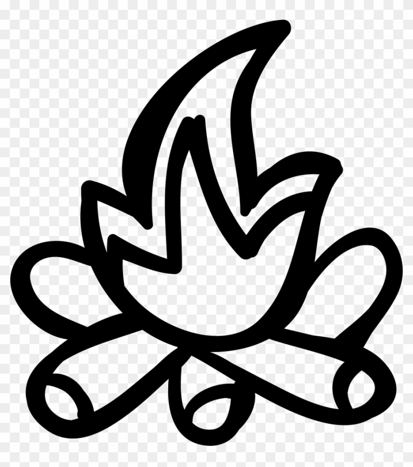 Fire Outline - - Outline Image Of Fire Clipart