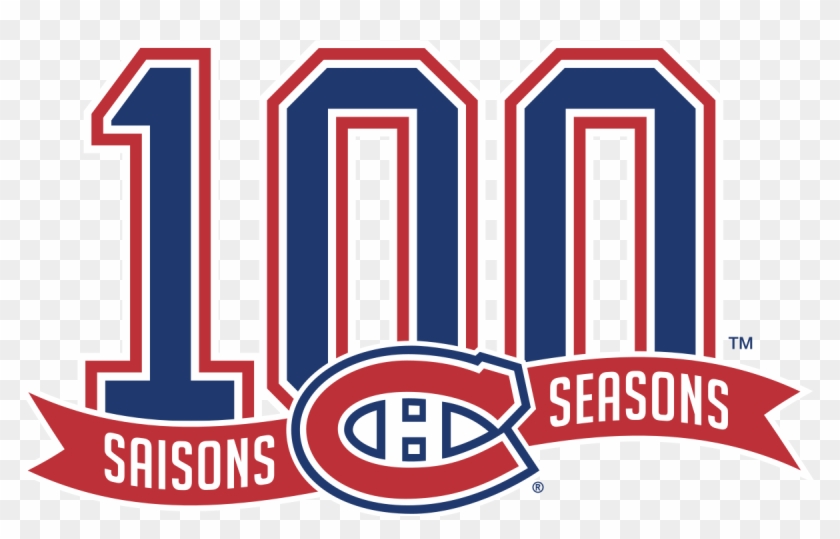 Montreal Canadiens Centennial - Montreal Canadiens 100 Years Clipart #5861225