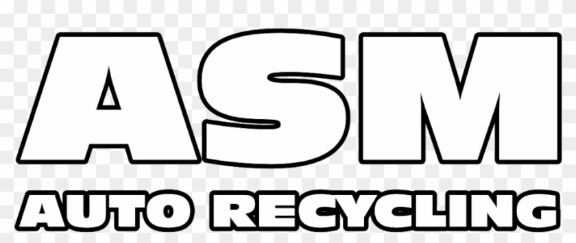 Asm Auto Recycling Logo - Line Art Clipart #5861475