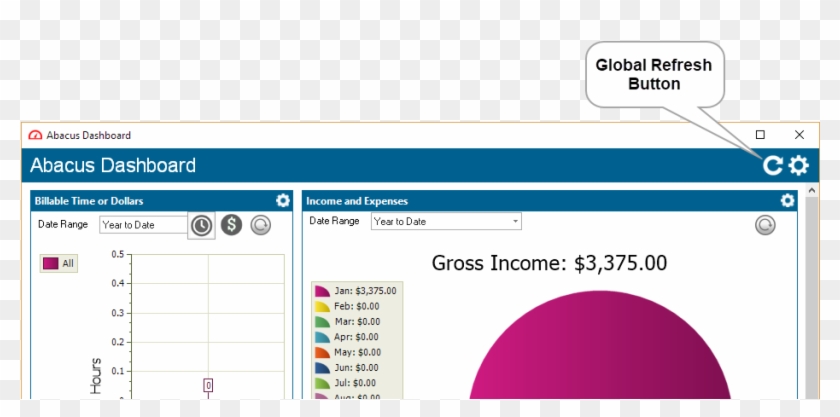 Refresh Button In Dashboard Clipart #5862006