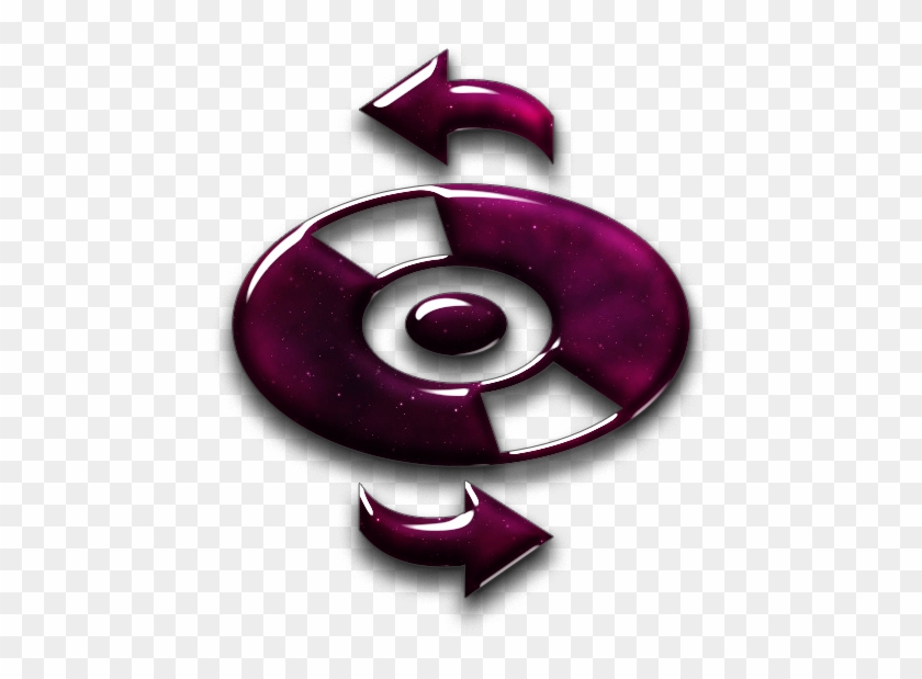 Glossy Space Icon Media Cd Refresh Image - Graphic Design Clipart