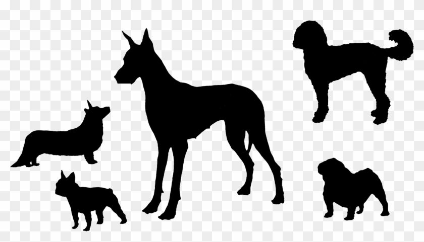 Mary B Conley's Dog Silhouettes - 狗 剪影 Clipart #5862200
