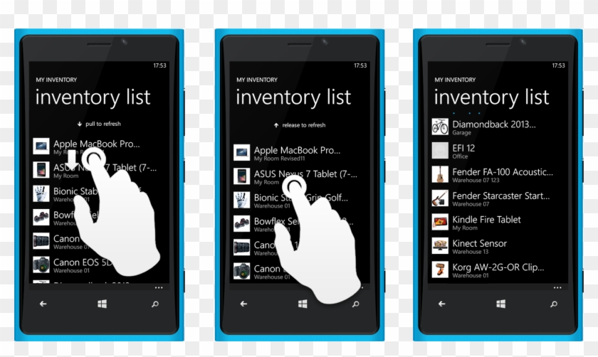It Save Space Since No Need For Any Refresh Button - Pull Refresh Clipart