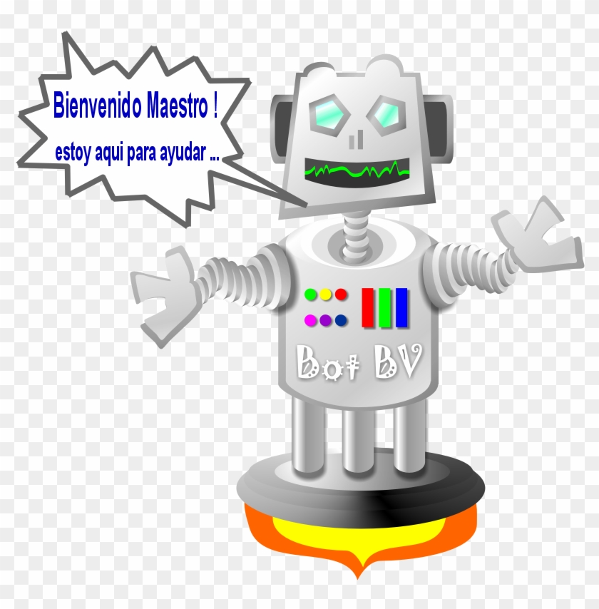Bot Bienvenido - Botanist Robot Clipart #5862376