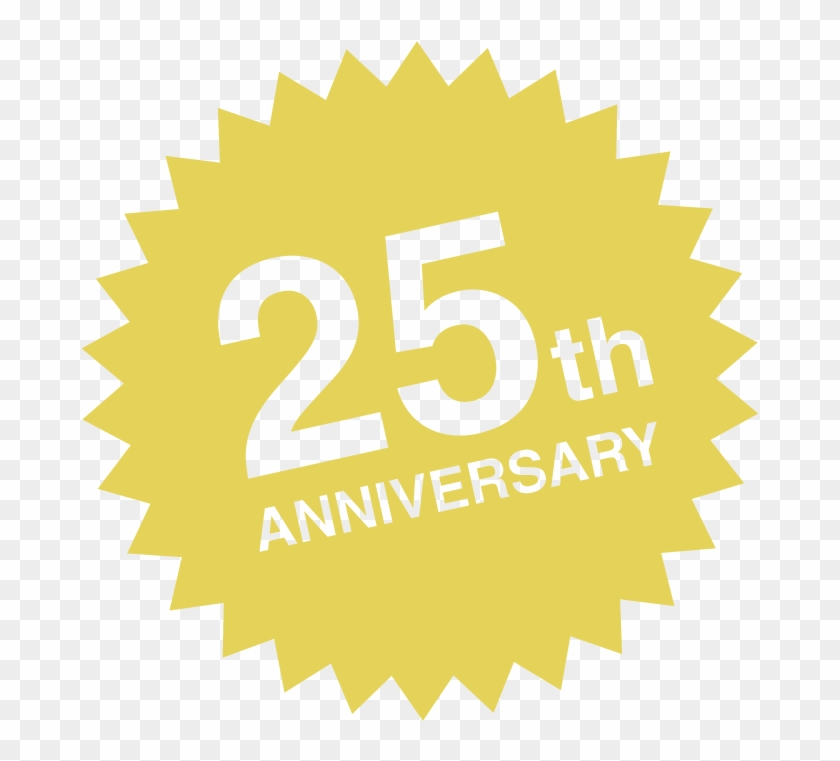 25th Anniversary Seal - Instagram Clipart