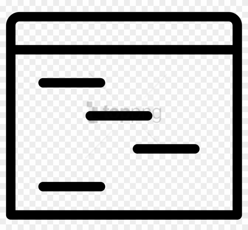 Free Png This Is A Picture Of A Paper With A Space - Outline Icon Png Clipart #5863409