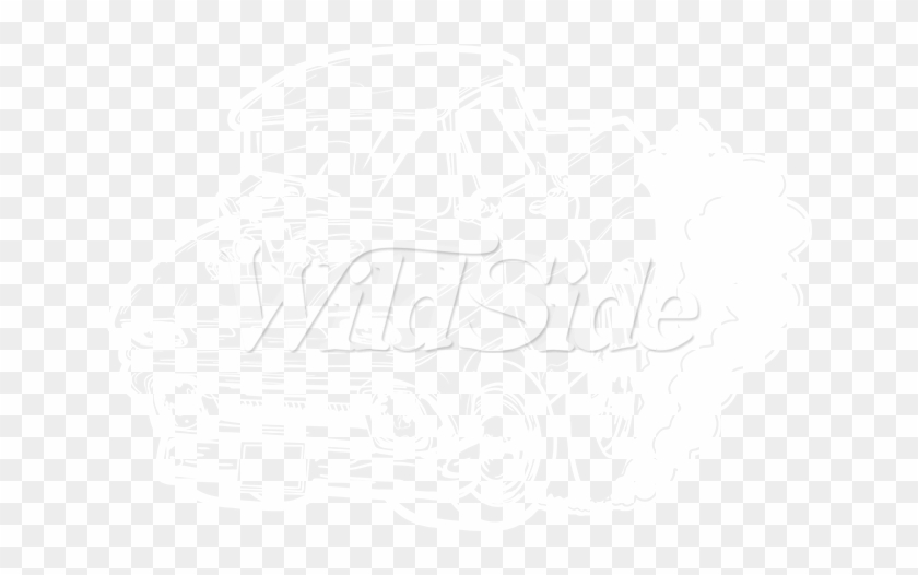 Muscle Truck White - Antique Car Clipart #5863553