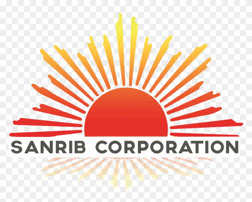 #sanribcorporation Hashtag On Twitter - Half Sun Clipart Black And White - Png Download
