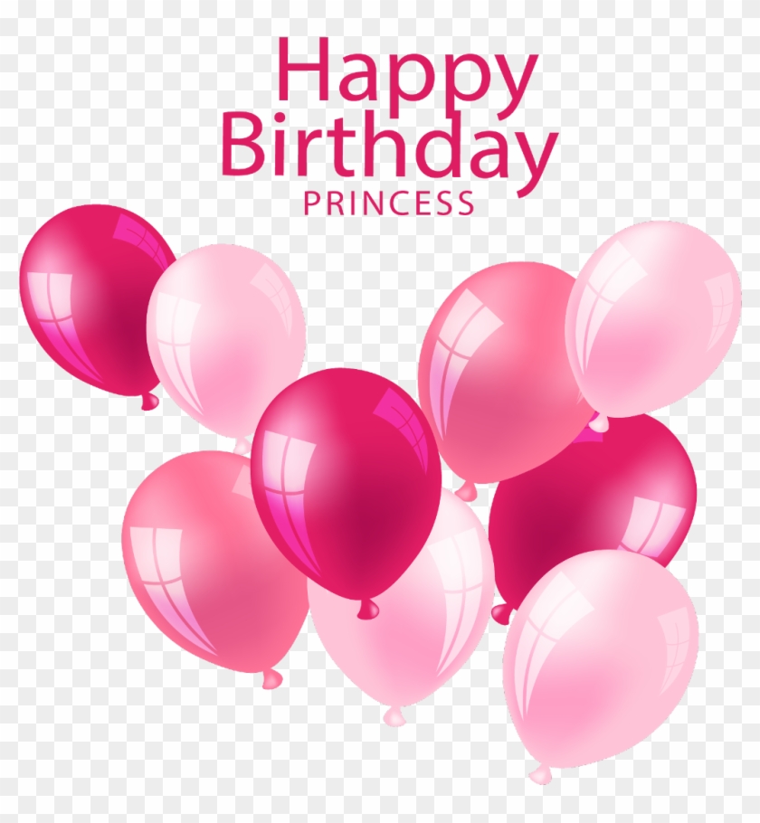 #vector Material#party Balloon#pink Balloon#romantic - Happy Birthday Daughter Quotes Clipart