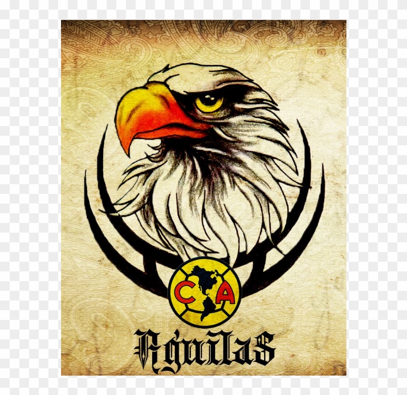 Club America Avatar - Best Eagle Tattoo Drawing Clipart