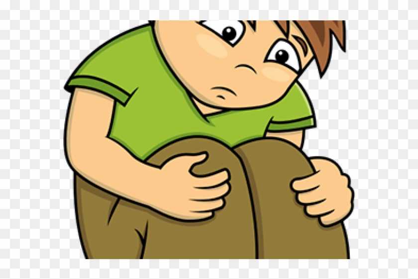 Sad Boy Clipart - Cartoon Sad Boy Png Transparent Png #5864716