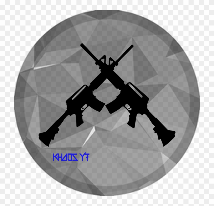 Crossed Ogario Guns - Crossed Guns Logo Clipart