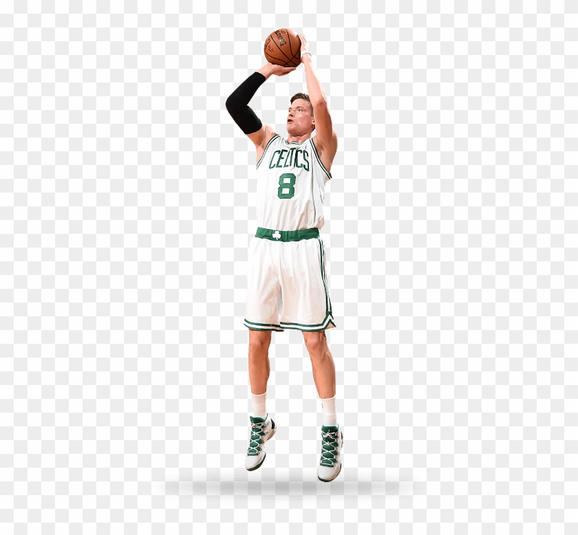 Basketball, Boston Celtics, Nba, Clothing, Basketball - White Basketball Player Png Clipart #5865318