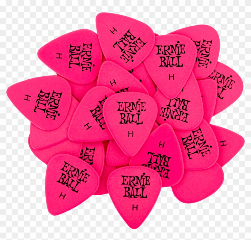 Ernie Ball Heavy Pink Picks Bag Of 144 Clipart , Png - Ernie Ball Transparent Png #5865538