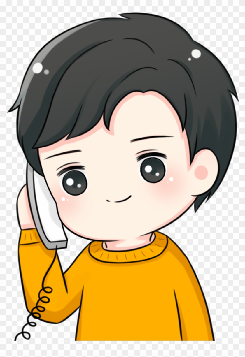 Q Version Boys Little Brother Avatar Png And Psd - Q 版 男生 Clipart
