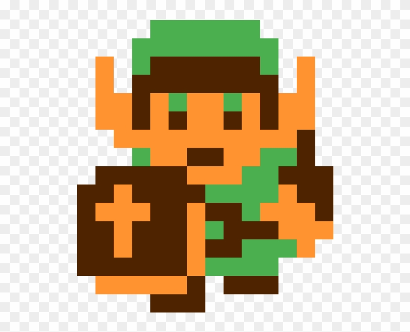 Random Image From User - Legend Of Zelda Link 8 Bit Clipart