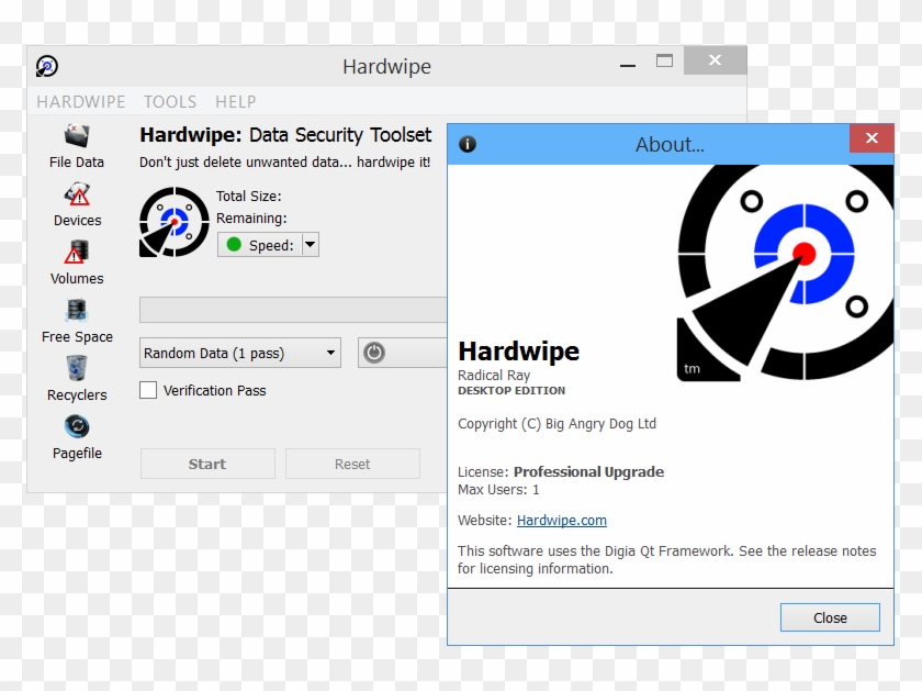 Hardwipe About Window - Hardwipe 5.2 1 Clipart