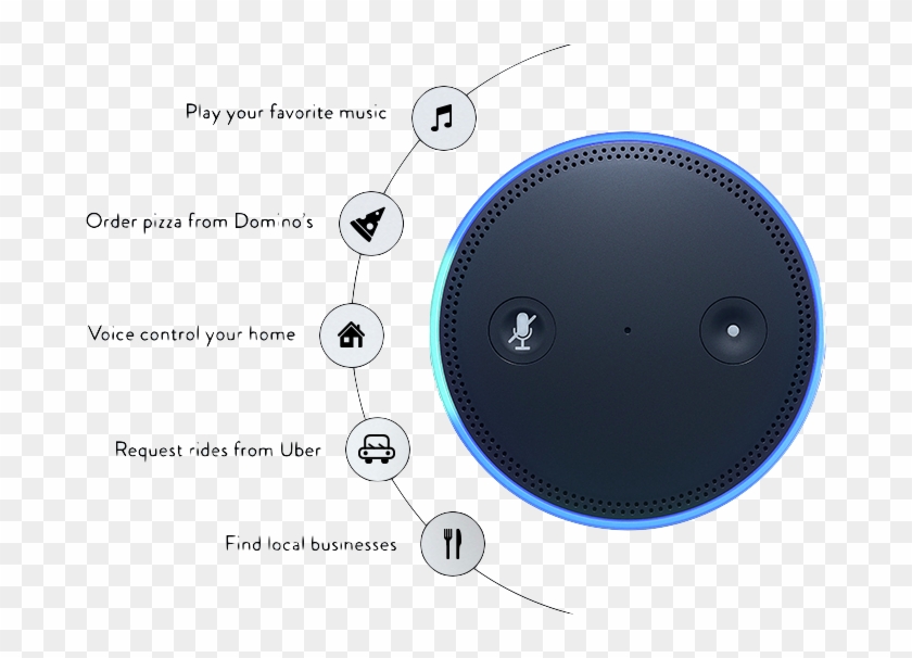 Get Amazon Echo Dot & Professional 24/7 Monitoring - Circle Clipart #5867246