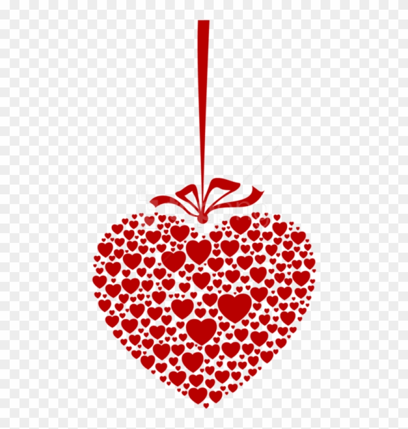 Free Png Download Hanging Heart Transparent Png Images - Valentine Heart Images Png Clipart #5867262