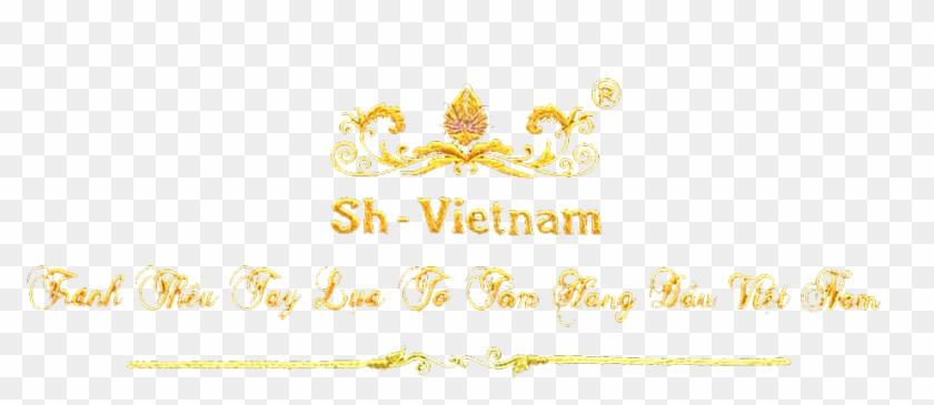 Top Những Bức Tranh Thêu Tay Lụa Tơ Tằm Cao Cấp Sh - Motif Clipart #5867325