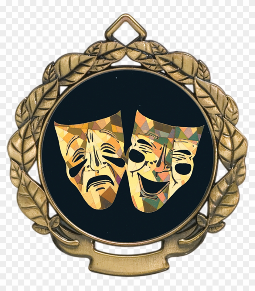 Drama Medal - Illustration Clipart #5867661