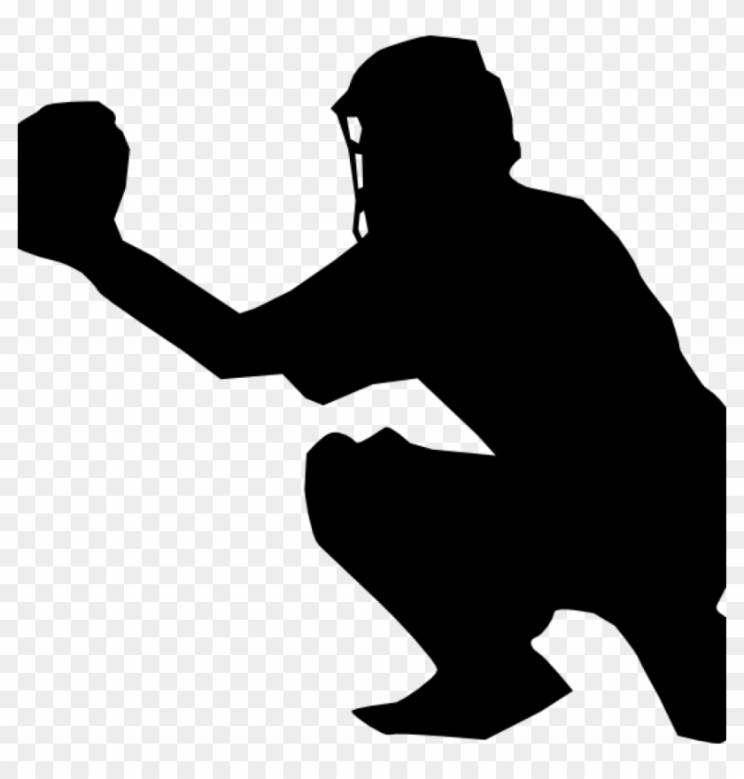 Softball Player Clipart Softball Player Catcher Clipart - Baseball Catcher Clip Art - Png Download