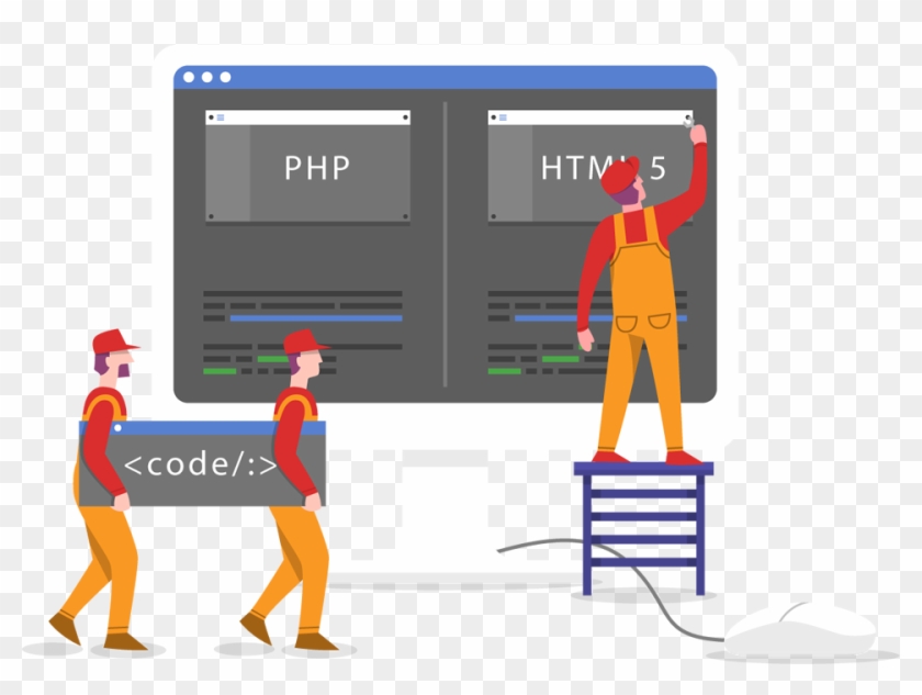 Php Web Development - Software Developer Clipart