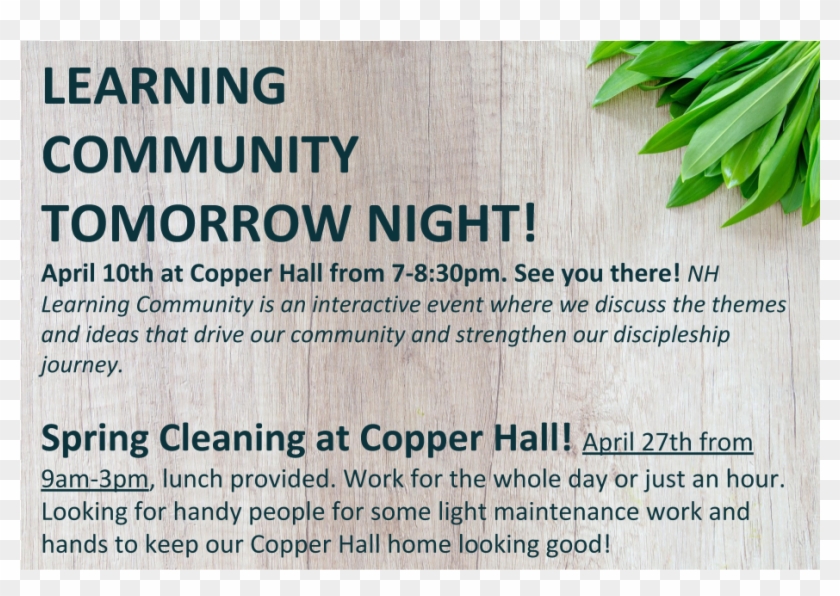 Announcements Apr - Cp Clipart #5868196