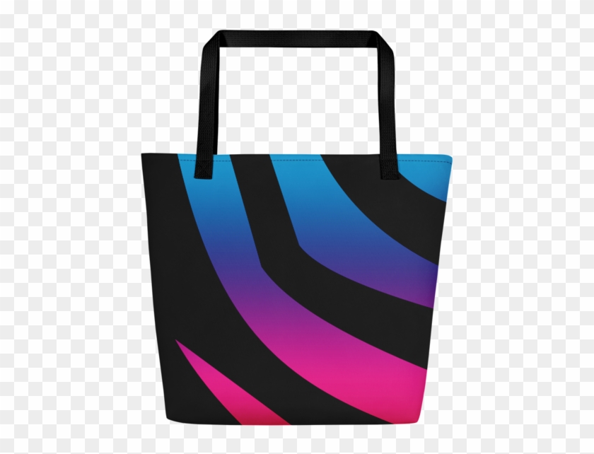 Zebra Print Beach Bag - Tote Bag Clipart #5868237