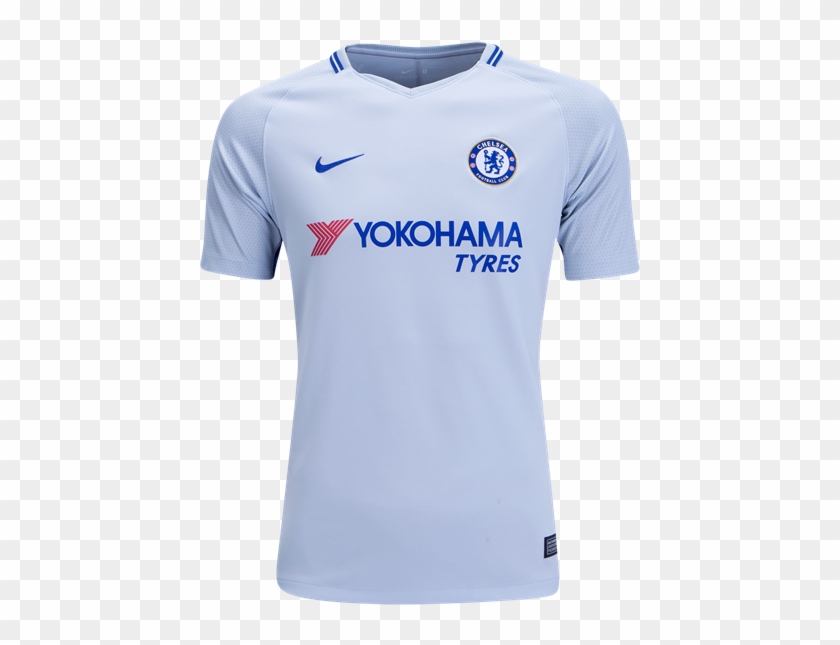 Chelsea 17/18 Away Youth Kit Hazard - Chelsea 17 18 Away Kit Clipart #5868562