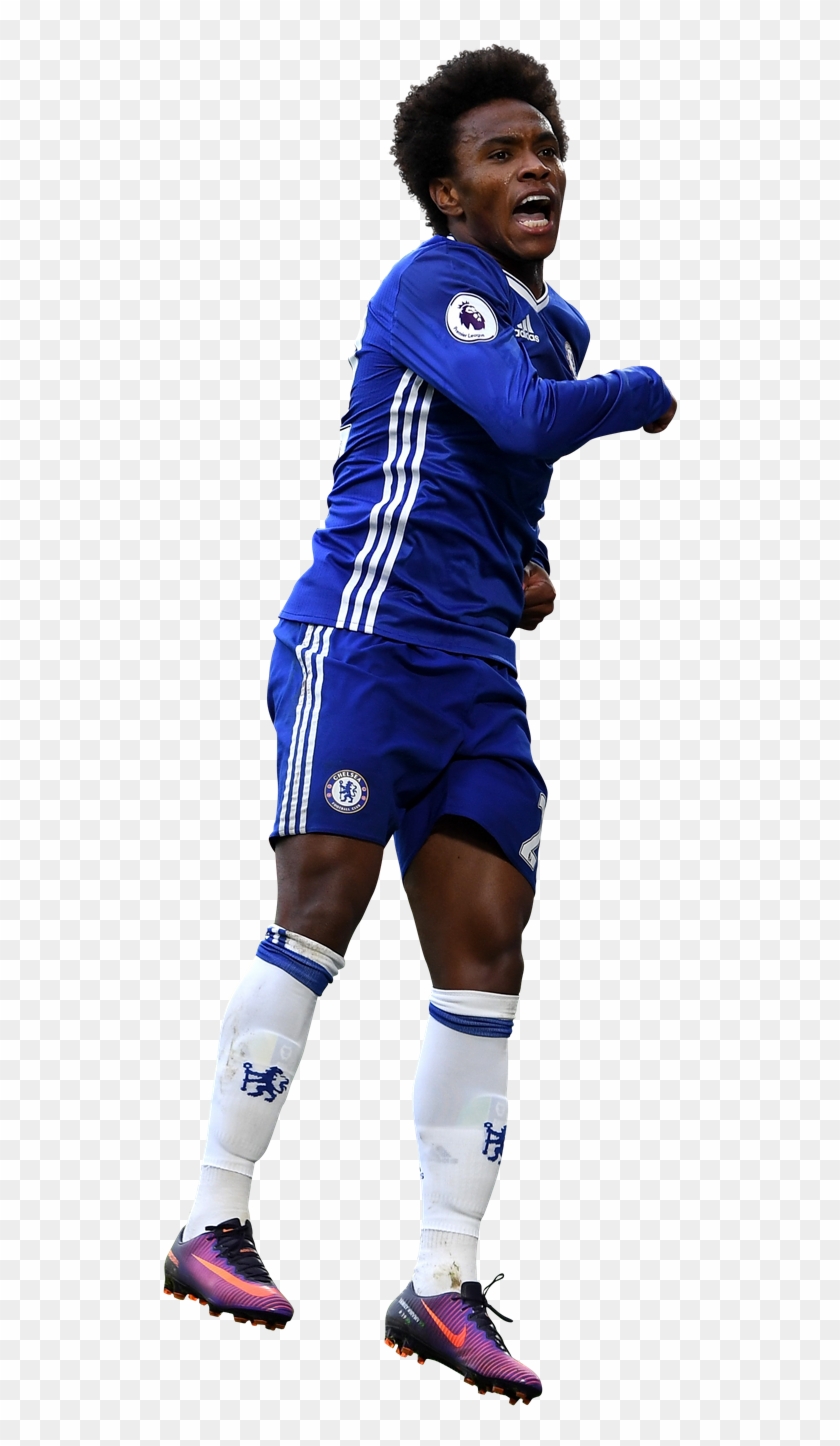 Chelsea Png - Willian Render - Soccer Player - Willian Transparent Clipart