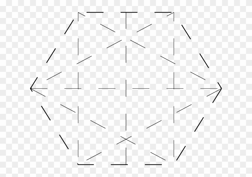 Hexateron, 5-simplex, Hexagram, Hexagon, Shape, Star - Hexagrama En Blanco Clipart #5869084