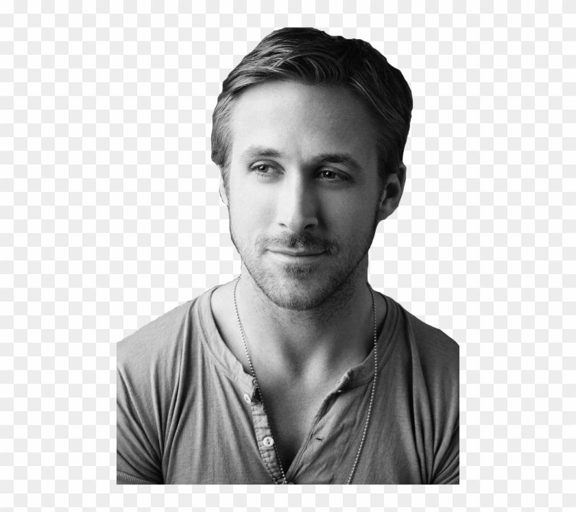 Ryan Ryan Gosling, Male Faces, Beautiful Guys, Male - Ryan Gosling Blue Henley Clipart #5869891