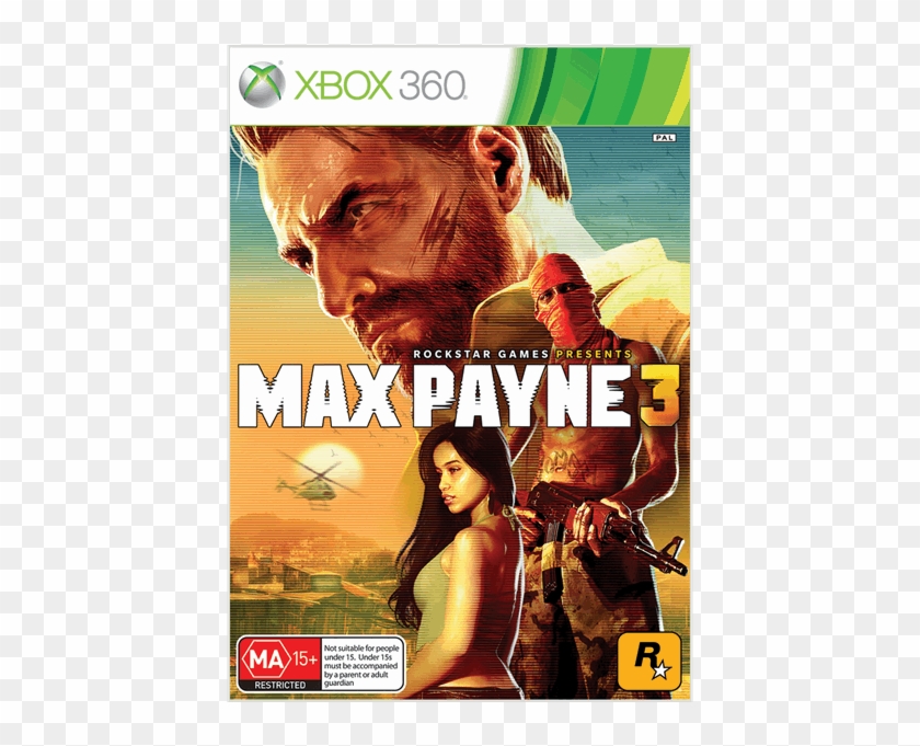 Max Payne 3 - Max Payne Xbox 360 Rgh Clipart