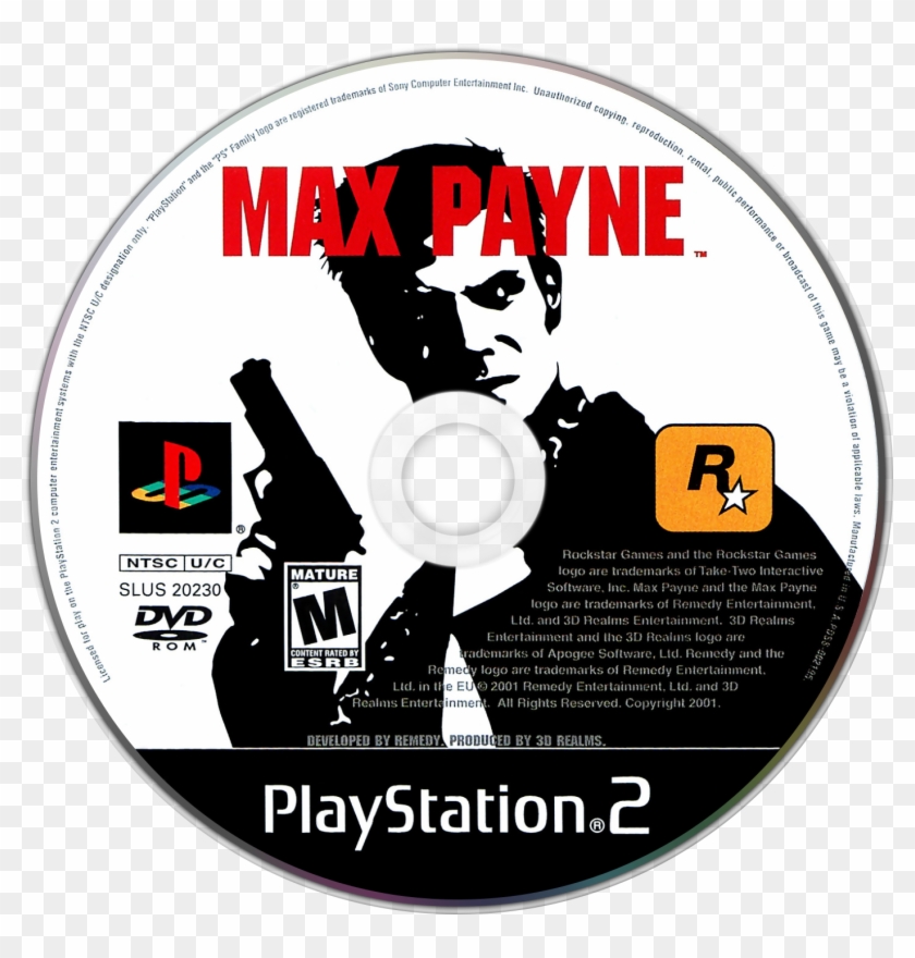 Max Payne - Red Dead Revolver Ps2 Cd Clipart #5870408
