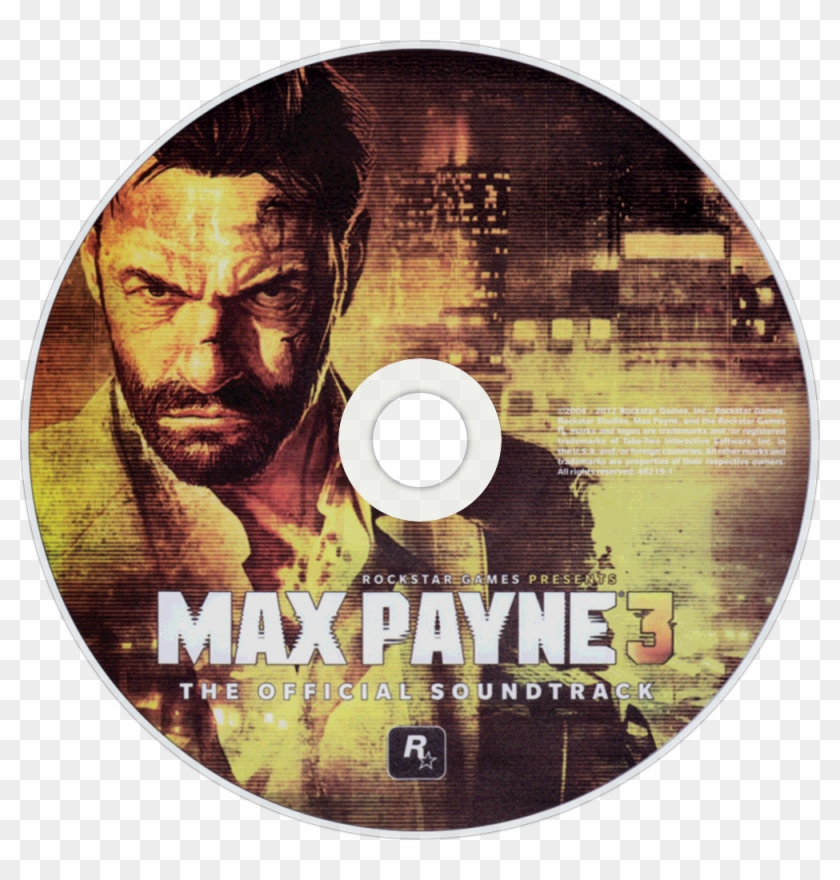 Health Max Payne - Max Payne 3 Disc Cover Clipart