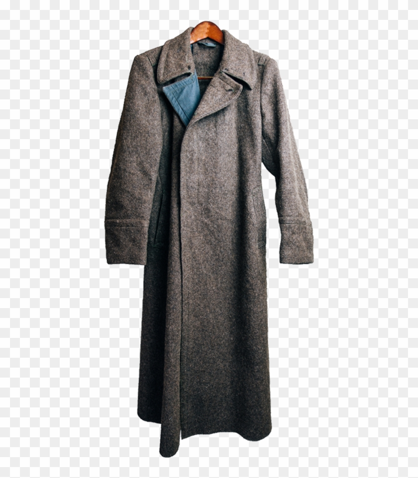 Solviet Wool Trench Coat - Overcoat Clipart #5870894
