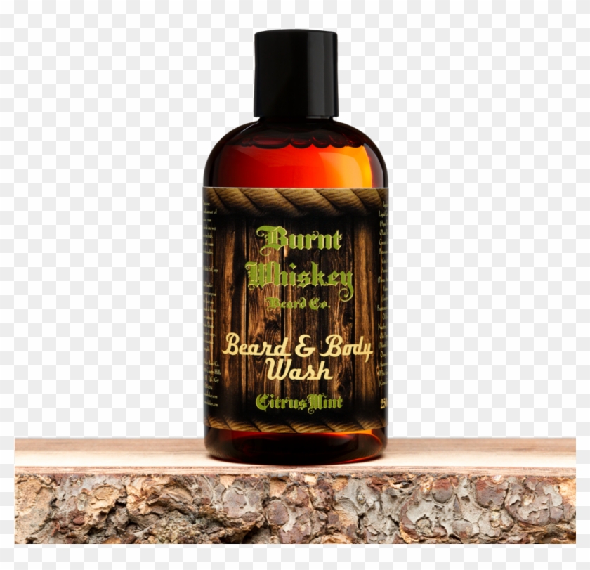 Soap Citrus Mint Transparent - Glass Bottle Clipart #5871351