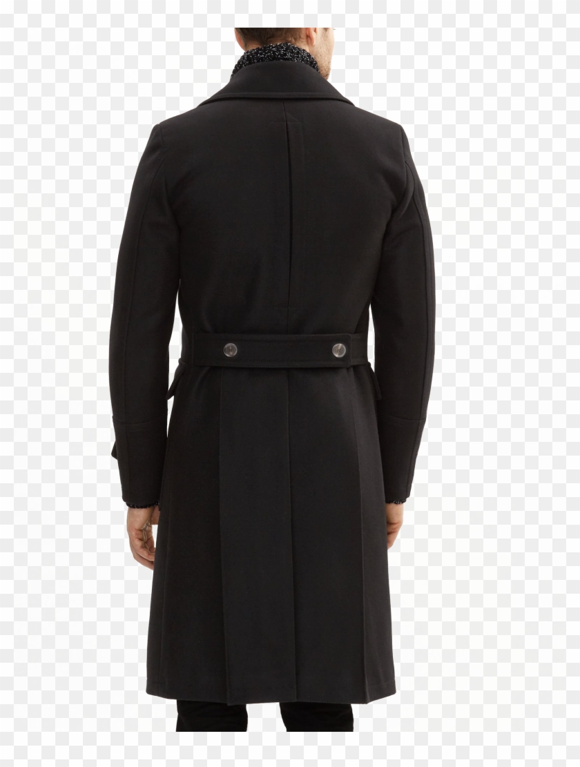 Coat Png Pic - Black Burberry Coat Women Clipart #5871447