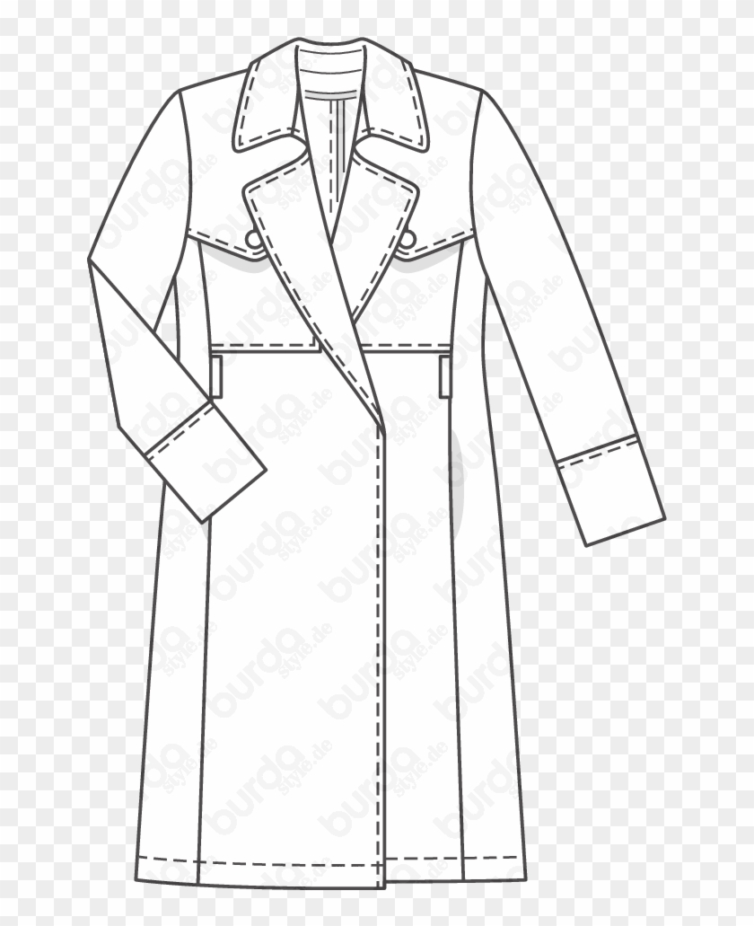 Trenchcoat 05/2017 - Overcoat Clipart #5871681
