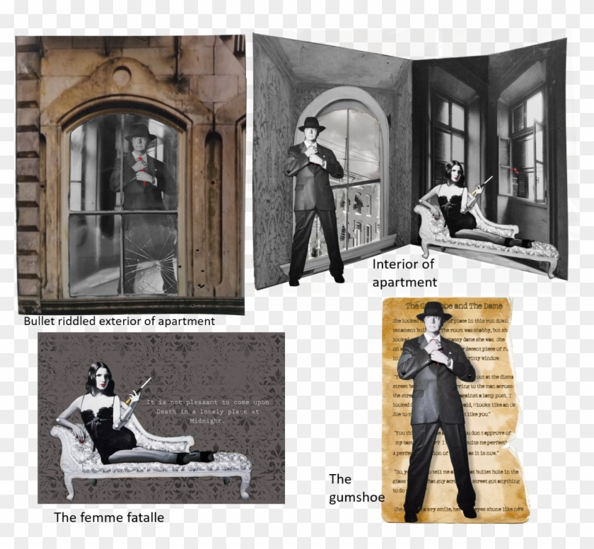 Film Noir - Gentleman Clipart #5871805